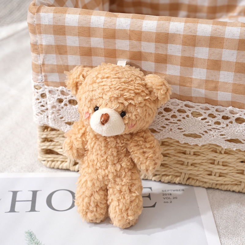 Móc Khóa Gấu Nhồi Bông Teddy Treo Balo Túi Xách Thời Trang KAYLEE
