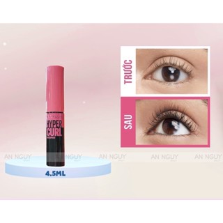 Mascara làm dài và cong mi Maybeline Hyper Curl 4.5ml - mẫu mini bỏ túi