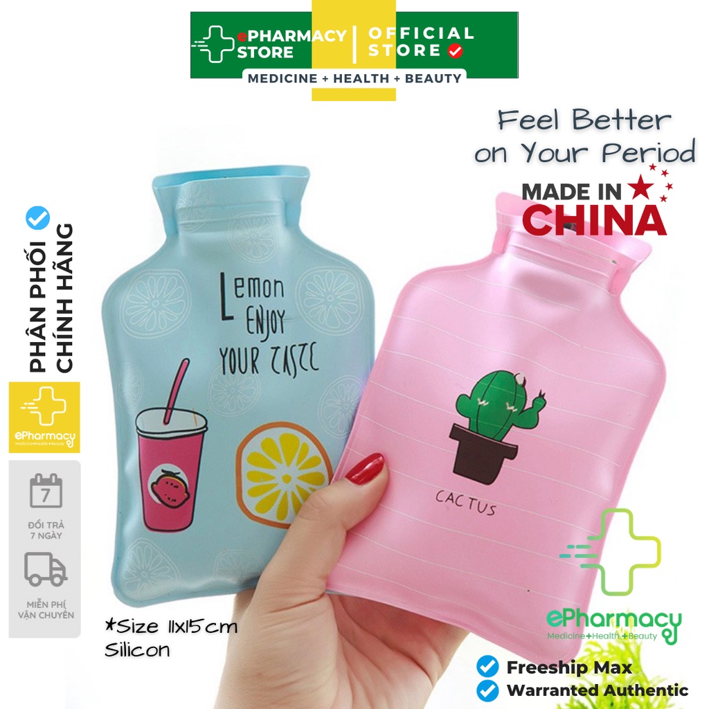 Túi chườm nóng lạnh mini giảm đau bụng kinh hạ sốt