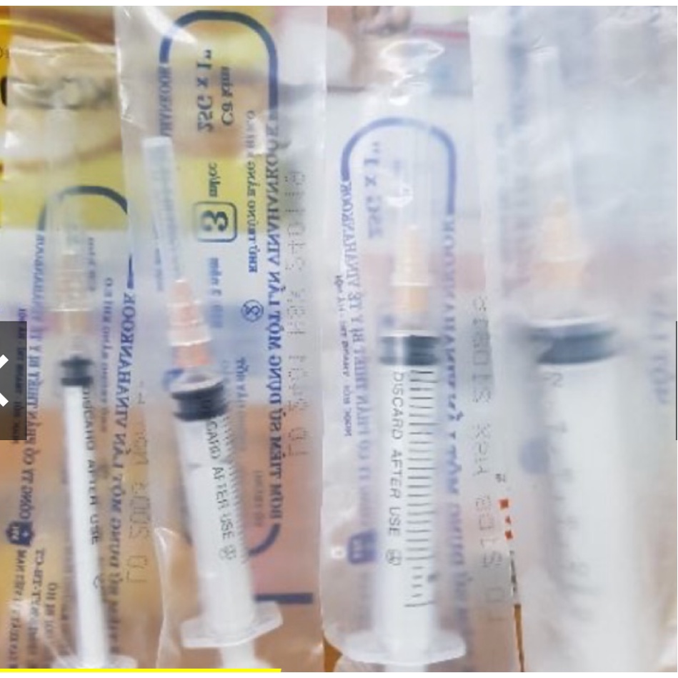 kim tiêm 1cc,3cc,5cc,20cc (lẻ 1 cây)