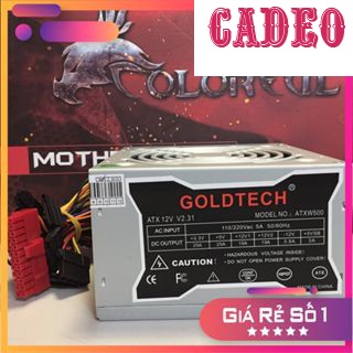 Nguồn văn phòng chính hãng GoldTech GTX 500W - Hàng mới Bảo hành 2 năm