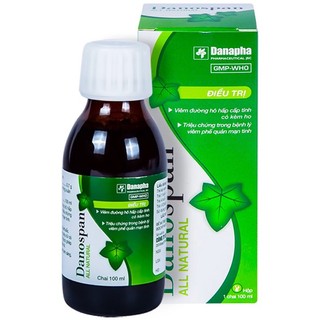 Siro hỗ trợ giảm ho danospan, lọ 100ml