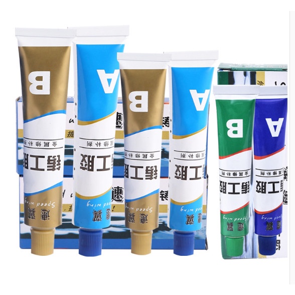 Keo Dán Sắt Siêu Dính Keo AB Chịu Nhiệt Vá Vết Nứt Vết Thủng Loại 100g