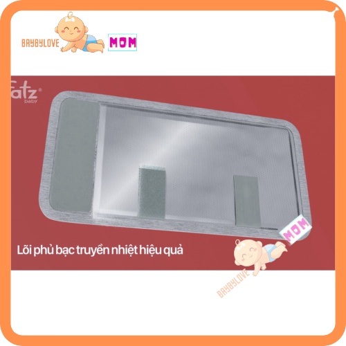 READY 1 - Túi vải ủ ấm bình sữa / Dụng cụ hâm sữa du lịch cầm tay FatzBaby Fatz - giữ nhiệt làm ấm nóng - FB3101TN