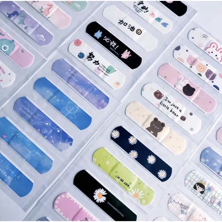 Băng dán cá nhân họa tiết xinh xắn cute Băng dán che khuyết điểm nhiều mẫu mã