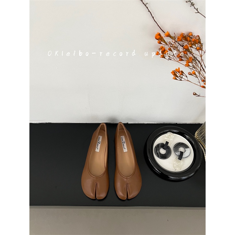 Giày Búp Bê Đế Bằng Thiết Kế Một Mũi Có Size Lớn Thời Trang Xuân Hè 2023 Phong Cách Mới Cho Nữ