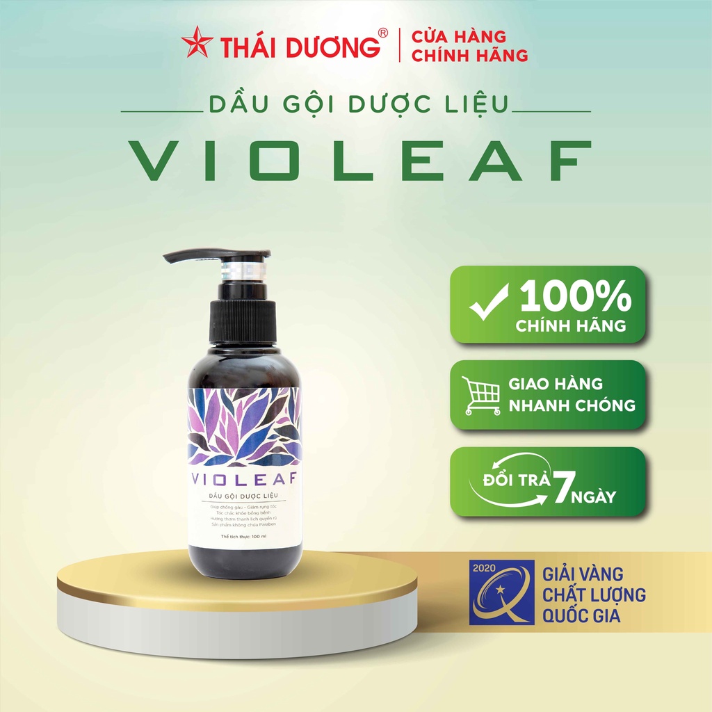 Dầu gội dược liệu Violeaf 100ml - Sao Thái Dương
