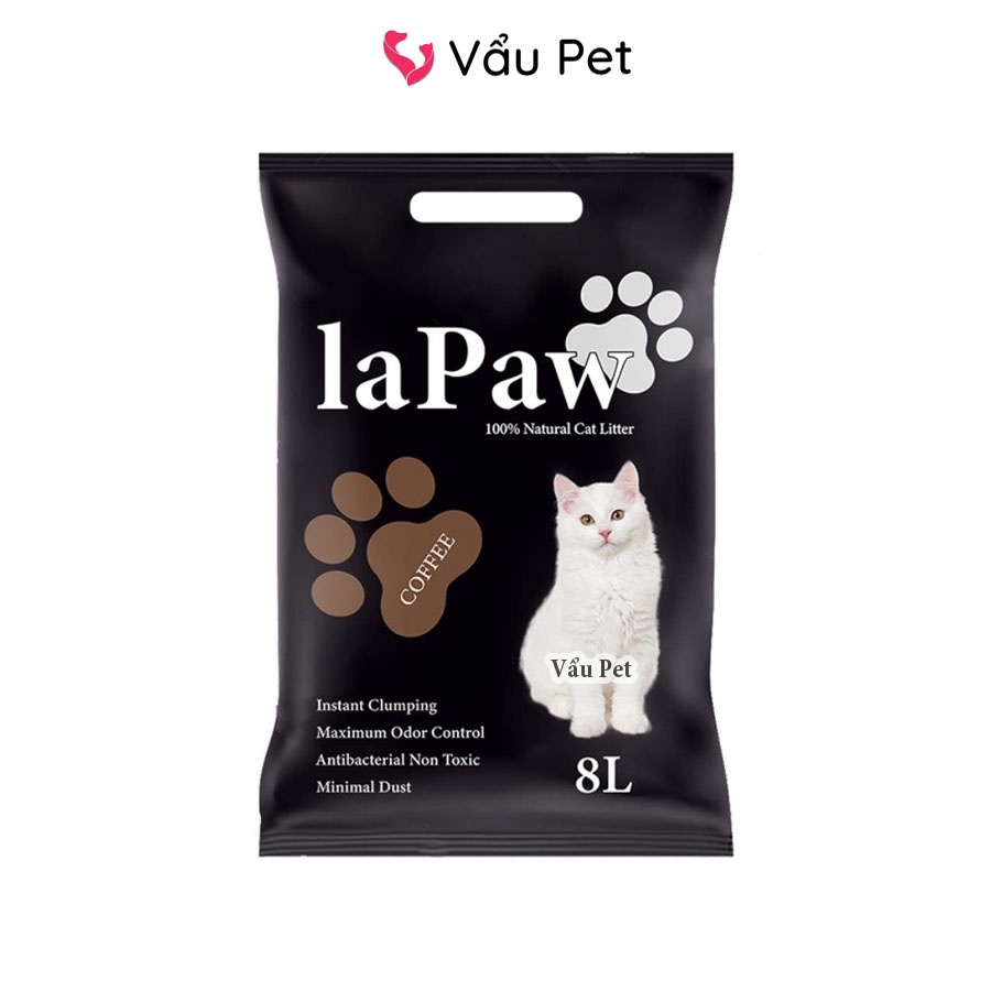 Cát vệ sinh cho mèo laPaw vón cục nhanh - Cát mèo chất lượng 8L