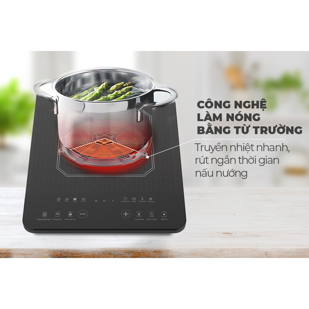 Bếp từ đơn Sunhouse SHD6802 công suất 2000w