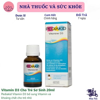 Pediakid Vitamin D3 bổ sung Vitamin và khoáng chất cho trẻ nhỏ 20ml