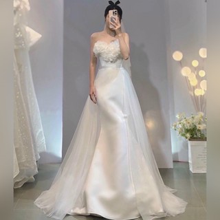 ĐẦM BODY ĐUÔI CÁ NÀNG DÂU KÈM TÙNG LƯỚI ( đầm, tùng lưới rời ) TẶNG KÈM HOA TAI THỜI TRANG
