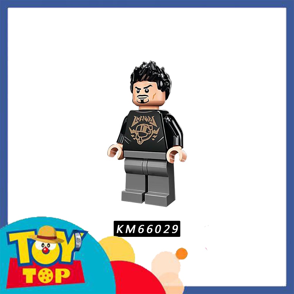 Đồ chơi lắp ráp mini siêu anh hùng Iron Man người sắt các mẫu chiến giáp Tony Stark xếp hình KM66029 - 66036