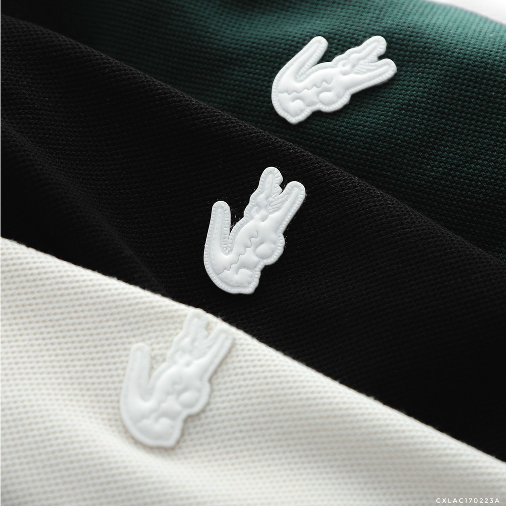 [ XUẤT DƯ ] Áo thun polo nam cỗ chữ, chất vải pique cao cấp, logo silicon LC389