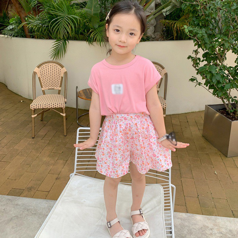 Sun baby Quần Short Họa Tiết Chấm Bi Dễ Thương Phong Cách Hàn Quốc Thời Trang Mùa Hè Cho Bé Gái