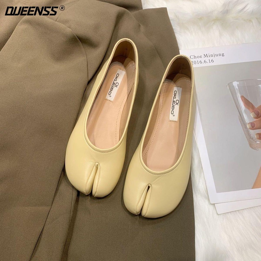 Giày Búp Bê Đế Bằng Thiết Kế Một Mũi Có Size Lớn Thời Trang Xuân Hè 2023 Phong Cách Mới Cho Nữ