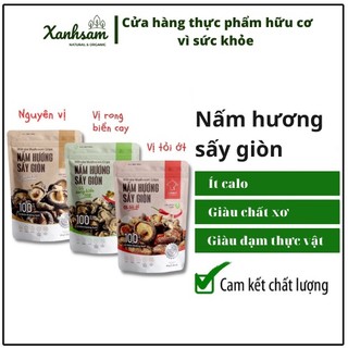 Nấm hương sấy giòn 30g Anvies - Xanhsam Organic