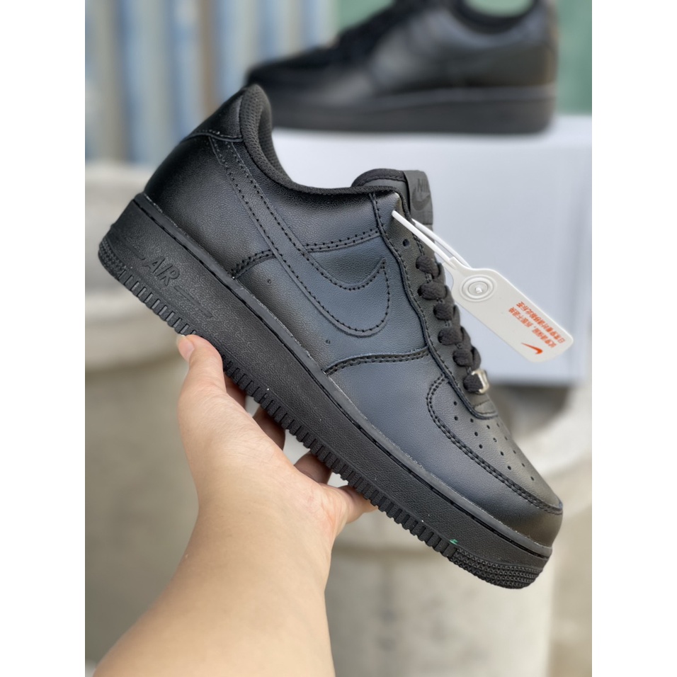 Giày_Nike Black, Giày_Nike Air Force 1 Full Đen Cao Cấp Bản Classic Full Size Nam Nữ Hot Trend Full Box BILL