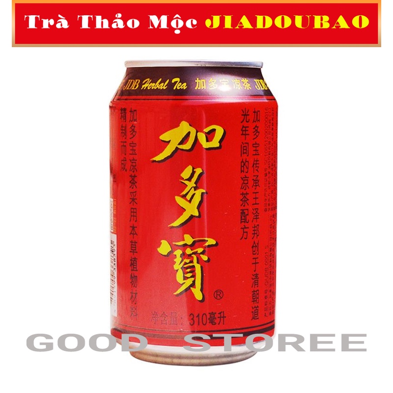 Nước Sâm Thảo Mộc Thanh Nhiệt, Trà Lon Đỏ Trung Quốc 310ml, Thanh Nhiệt