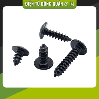 Vít nhọn M3 có mũ màu đen nhiều kích thước