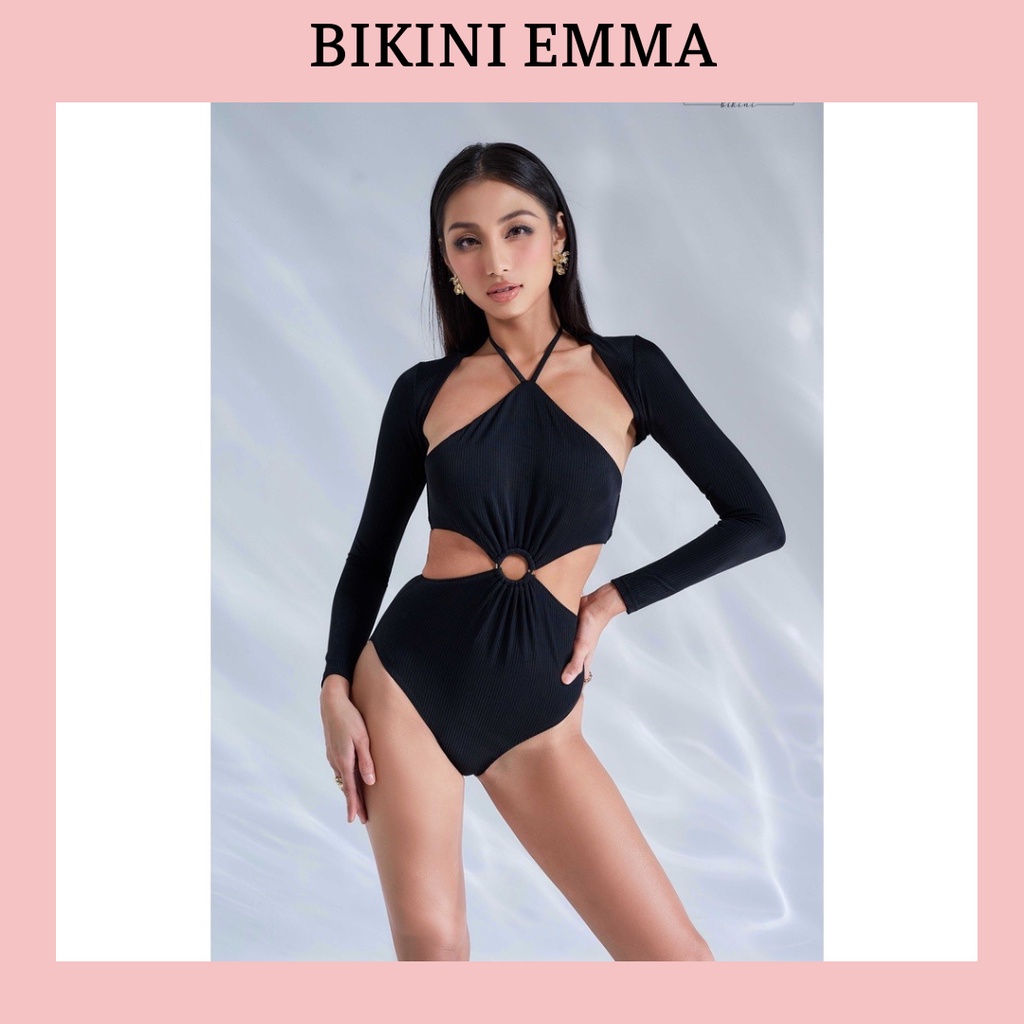 Bikini Khoen Liền Thân EMMA Kèm Áo Khoác Tay Dài