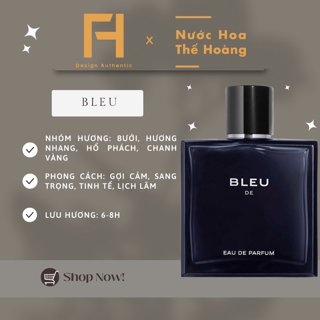 Nước hoa nam BLEU EDP chiết 10ml, 20ml - Nước Hoa Thế Hoàng