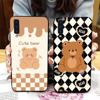 Ốp lưng Samsung a7 2018 / ss a9 2018 in hình gấu cute ,bear siêu hot