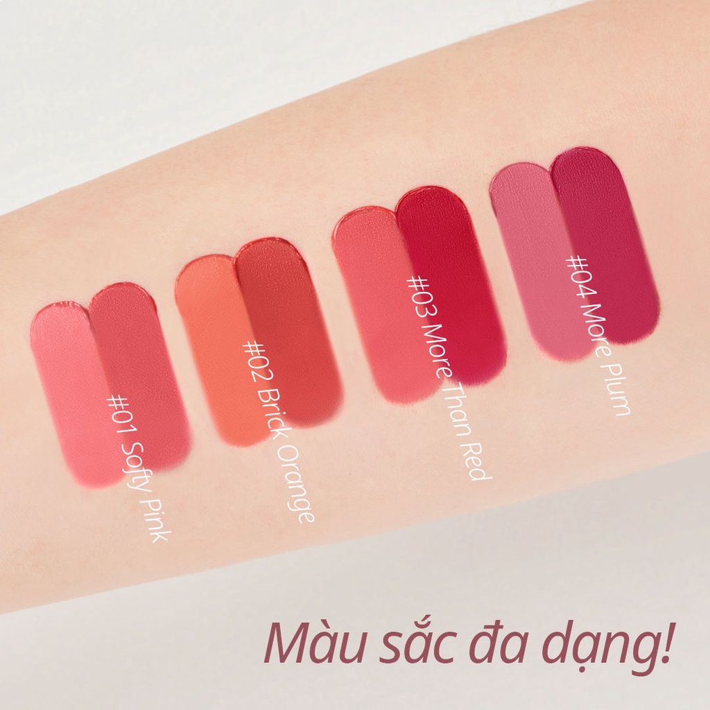 Son kem lì 2 đầu cho đôi môi mịn lì như nhung Reel Tattoo Dual Velvet Tint