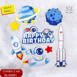 Set que giấy hpbd vũ trụ