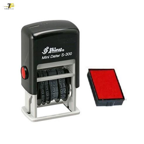 Dấu ngày tháng năm liền mực shiny S-300 3mm - pet s300