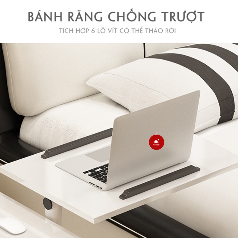 Bàn laptop đa năng KASHI, bàn làm việc gấp gọn thông minh, tuỳ chỉnh độ cao, khung sắt chắc chắn | BigBuy360 - bigbuy360.vn