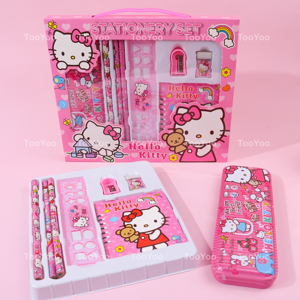 Bộ dụng cụ học tập Hello Kitty dễ thương cute HK0029