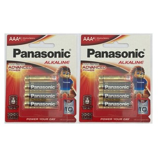 Pin AAA Panasonic alkaline Combo 8 vỉ 4 viên