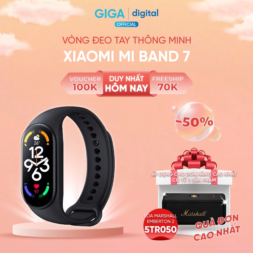 Vòng đeo tay thông minh Xiaomi Mi Band 7/ Redmi Smart Band 2 Bảo Hành 12 tháng