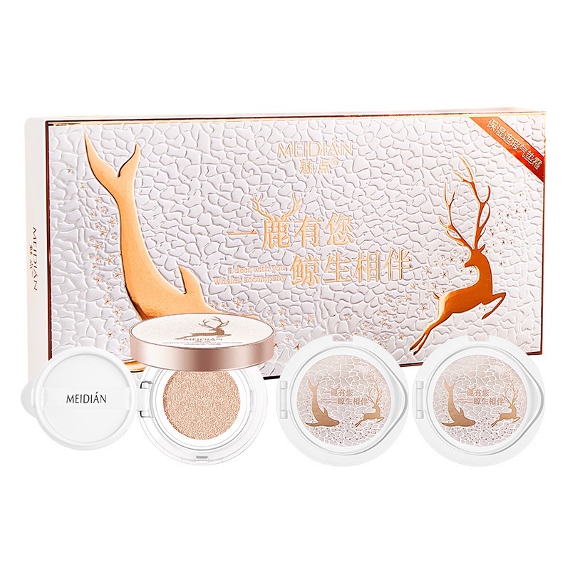 Phấn Nước Meidian tặng kèm 2 lõi