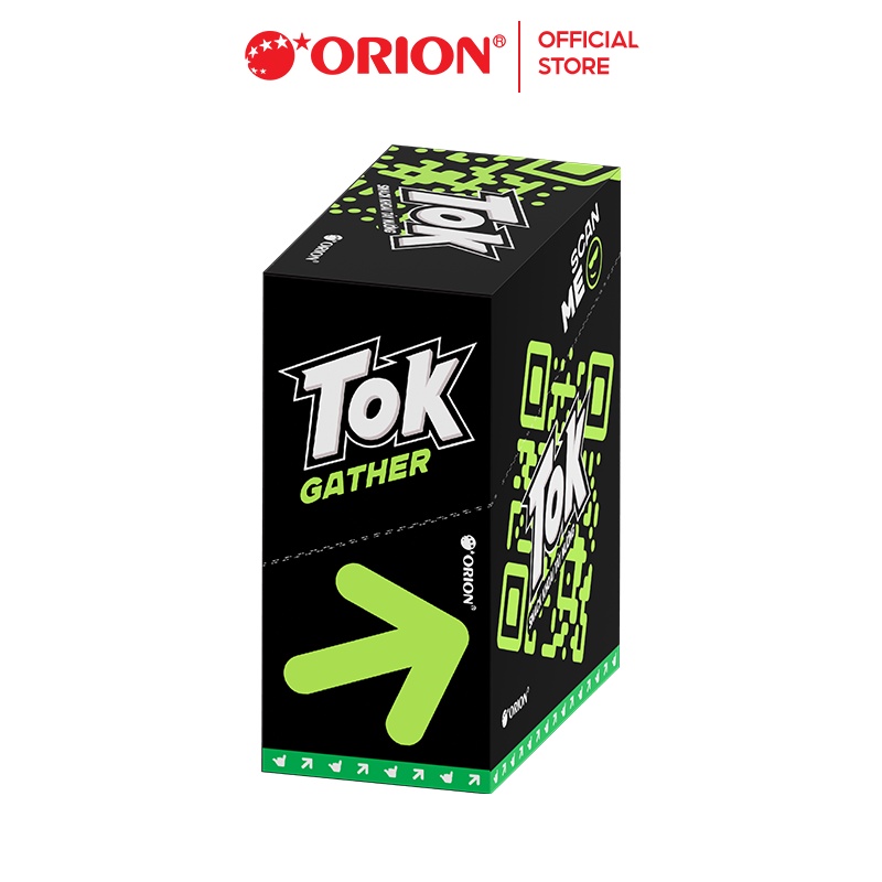 Hộp 10 gói Bánh Khoai Tây Nướng Tok Orion vị Tảo Biển 365g (36.5g x 10 gói/hộp)