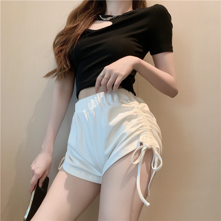 Quần đùi nữ SIÊU ĐẸP quần short nữ mặc nhà có dây rút cạp chun dáng thể thao cá tính siêu mềm  mát đi chơi QN001 | BigBuy360 - bigbuy360.vn