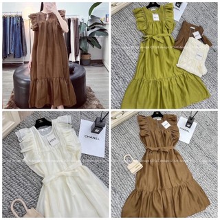 🔥🔥FREESHIP🔥VÁY TƠ CỔ TRÒN SIÊU ĐẸP.KÈM ẢNH THẬT CHỤP SÀN