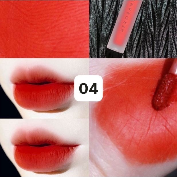 Son Kem Lì Herorange tròn mềm mịn môi Cao Cấp