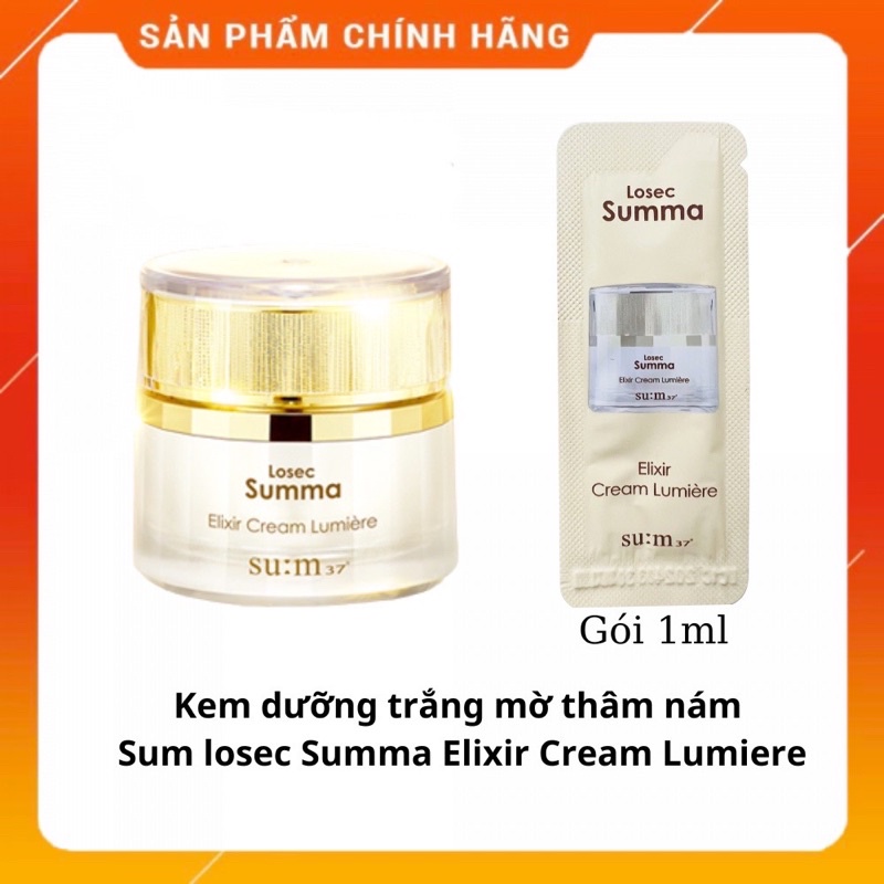 Kem Tái Tạo Losec Summa Elixir Cream Lumiera Sum 37date 2025