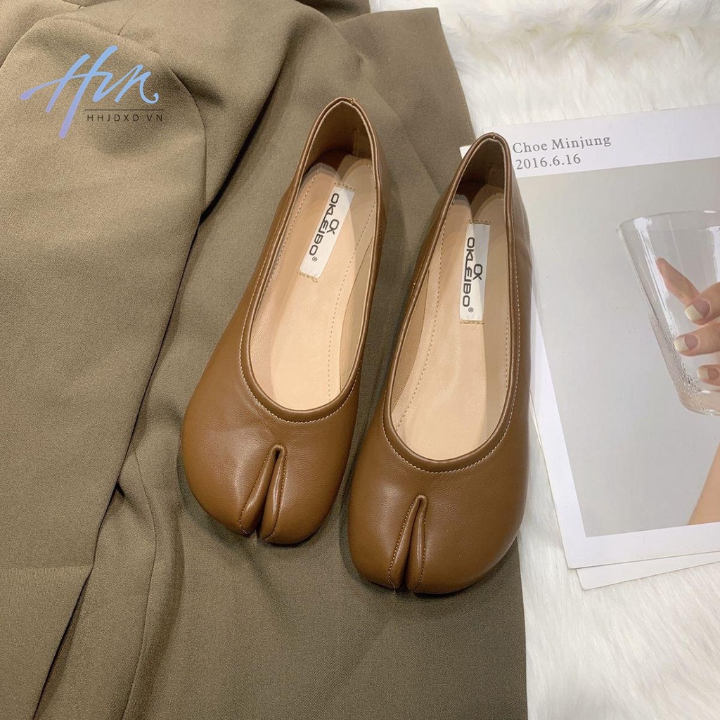 Giày Đế Phẳng Mũi Nhọn Xẻ Tà Phong Cách Mới Mùa Hè 2023 Dành Cho Bạn Nữ