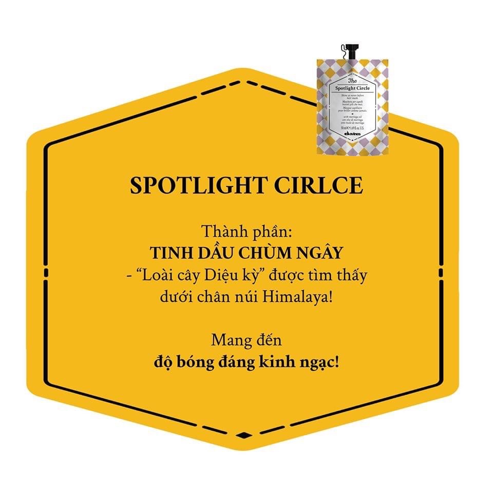 Mặt nạ tóc tạo bóng hoàn hảo Davines Spotlight Circle 50ML