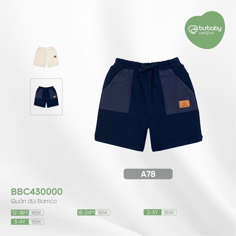 Quần đùi Pure Cotton Bu cho bé trai bé gái