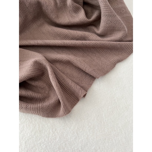 Vải thun cotton thông hơi tông màu Hàn