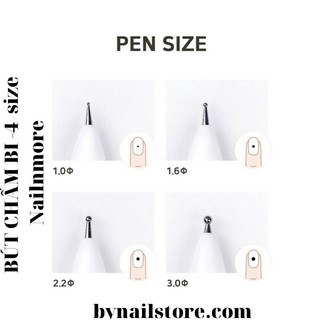 [Nailnmore] Bút chấm bi móng tay Multi dotting pen 4 way (1pcs)