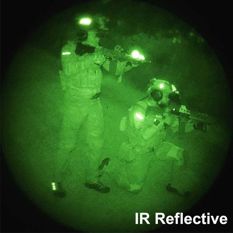 Miếng Dán Phản Quang Hình Lá Cờ IR 8 * 5CM Trang Trí Balo