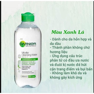 Nước tẩy trang Garnier