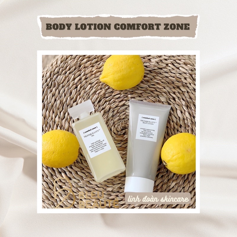 Sữa dưỡng thể hương thơm thư giãn Comfort Zone Tranquillity Body Lotion phân phối chính thức