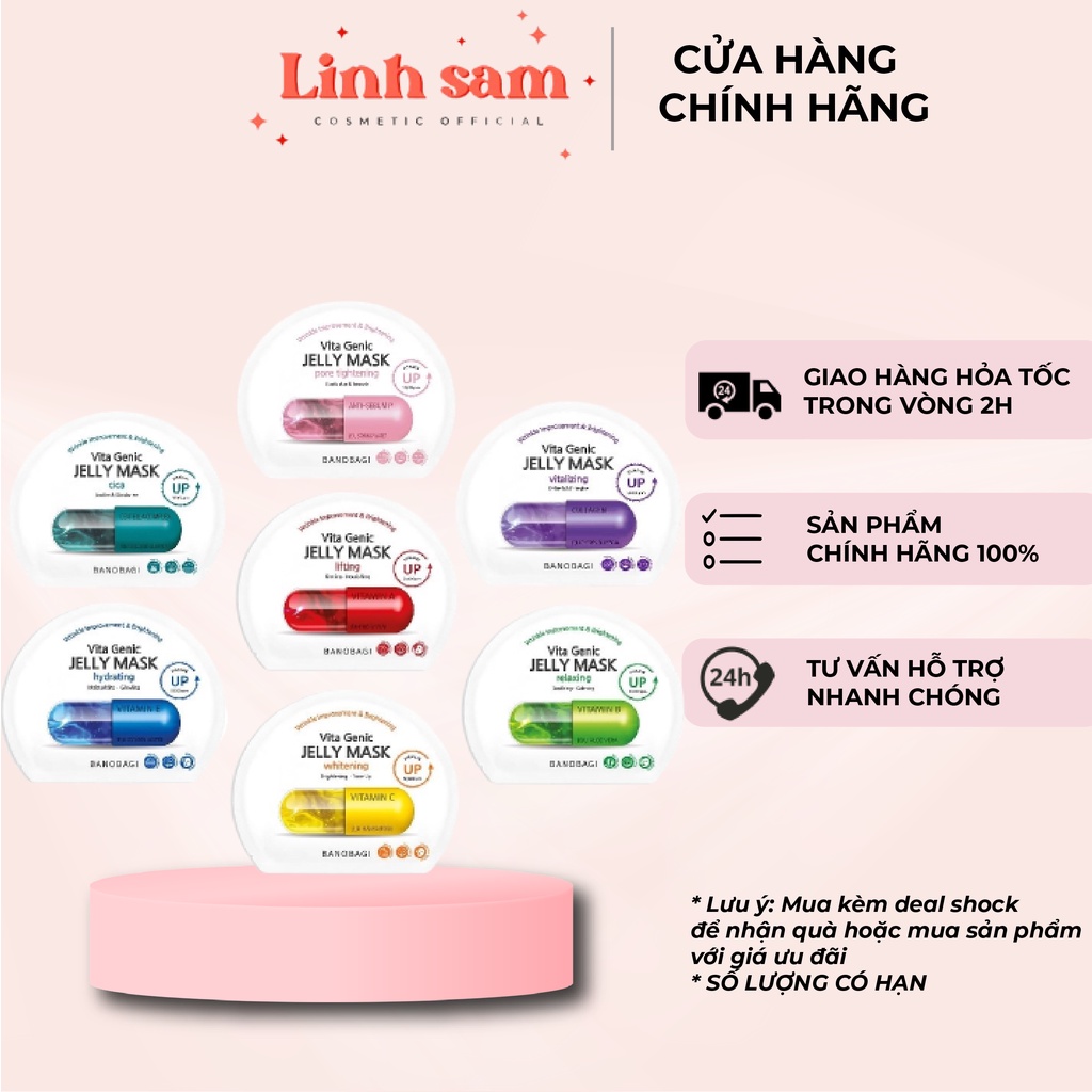 Mặt Nạ Bổ Sung Vitamin thần thánh Victa Genic BANOBAGI 30ml