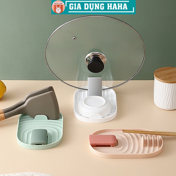 Giá để dụng cụ nhà bếp đa năng, khay để nắp vung xoong nồi, thìa đũa nấu ăn tiện lợi, đa năng chống trượt màu ngẫu nhiên
