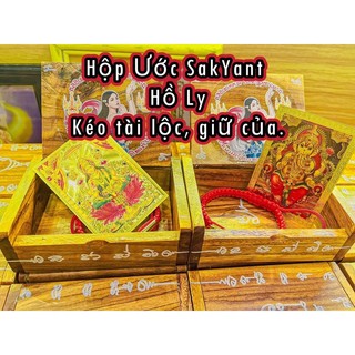 Combo hộp ước - hộp gỗ tiết kiệm thái lan
